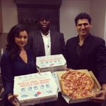Pooja Kumar Instagram - Pizza for our friends at the shelter. #sliceofhope