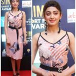 Pranitha Subhash Instagram - At the #siima press meet in Hyderabad ❤️❤️ Outfit - @sanchitaofficial Earrings - @sanchitaofficial Styled by - @nkdivya @arpithakrishnappa