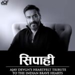 Pranitha Subhash Instagram – @ajaydevgn’s heartfelt tribute to the Indian brave hearts! 🇮🇳
#Sipahi