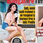 Pranitha Subhash Instagram - What are your thoughts on this ? Do you think that differentiating between physical illness and mental illness is adding to the stigma ? Thankyou @sunayanasuresh . It’s so well written ❤️ and kudos to Bangalore times and all of you for making these much needed “positive conversations” during these tough times.