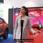 Pranitha Subhash Instagram - I had an exciting time being at the @volkswagen_india showroom. Totally loved the new #SUVWs that I got to experience first-hand. Both, the #TiguanAllspace and the #TRoc have my heart in their own ways ❤️ #volkswagen #volkswagenindia