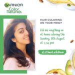 Pranitha Subhash Instagram - With the lock down on and no salons, I tried coloring at home with Garnier color naturals and I love it. It is super easy to use, the color is gorgeous and my hair looks and feels nourished, soft and shiny!💚💆🏻‍♀ Want to try coloring at home but nervous? Join in on a fun filled Q&A on Sunday 9th August where you can ask me all your at-home coloring queries! ✨ It's time to #letyourlocksdown! @garnierindia