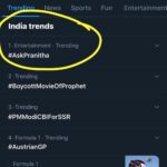 Pranitha Subhash Instagram - So overwhelming to see this trending at No.1 in India today .. Thankyou guys 🤗 , made my day!