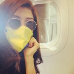 Pranitha Subhash Instagram - So I took the risk of travelling.. the airport was EMPTYYYY like never before .. paranoia all around . Everyone’s busy sanitising and the most commonly used word - corona! Wherever you are, be safe , don’t let anyone judge you for using sanitizer too many times or for not shaking hands with them.. Got your masks on yet ??