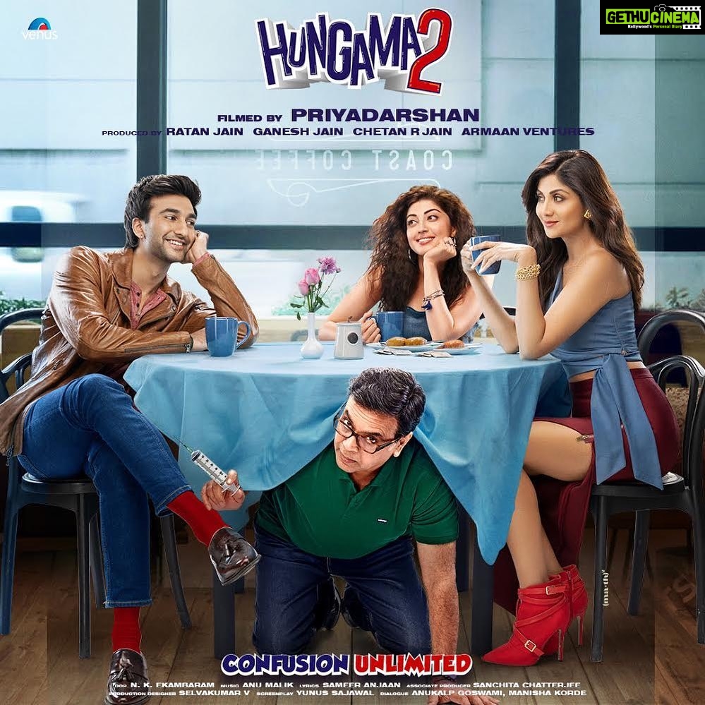 Pranitha Subhash Instagram - Happy Birthday @meezaanj! Here's wishing you a year full of twice the Hungama, with unlimited 'dose' of laughter.. #hungama2 #HappyBirthdayMeezaanJaffery @jainrtn #Priyadarshan #PareshRawal @theshilpashetty @pranitha.insta @csanchita @venusmovies @hungama2film