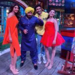 Pranitha Subhash Instagram - So this happened ! On the sets of the kapil sharma show with the lovely @theshilpashetty , @meezaanj , @kapilsharma ! #kapilsharma #kapilsharmashow