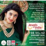 Pranitha Subhash Instagram - My favourite jewellery expo is back and I’m happy to associated with them again.. Jewels of India on 10 th 11th and 12th at the Lotus Convention Centre !