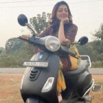 Pranitha Subhash Instagram – Fav mode of transport 🙃👻