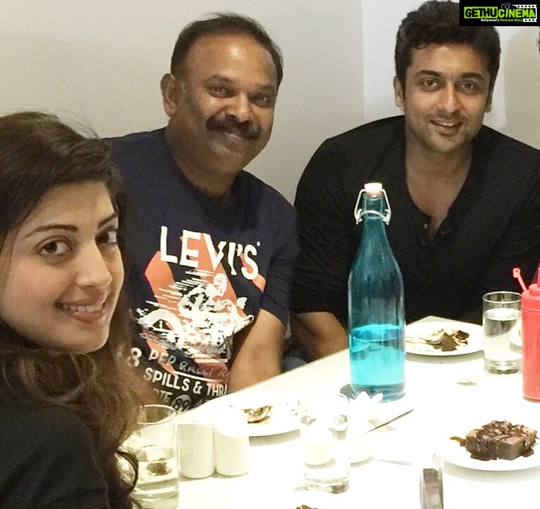 Pranitha Subhash Instagram - Happy Birthday Surya sir ! Found some of these pictures .. Major throwback to the shoot times for #tamil #masss #venkatprabhu #samuthirakani #suriya #surya sir #happybirthdaysurya #HBDsurya
