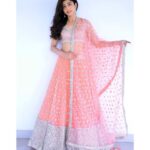 Pranitha Subhash Instagram – ❤️ this lovely lehenga by @abhinavmishra_ 
Styled by @harmann_kaur_2.0 #Gunkush Bangalore, India