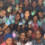 Pranitha Subhash Instagram - Our way of celebrating Holi! Thankyou Campus To Community for joining hands with our School development team to paint the school I’ve adopted ! Can’t wait to share pics of how it looks now :) Happy Holi #savegovtschools Hassan, Karnataka