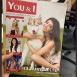 Pranitha Subhash Instagram – This is so special .. @blu_diaries on the cover of you and I 
Thanks @allusirish for the picture 😊