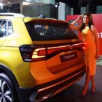 Pranitha Subhash Instagram - Twinning with the Taigun. Had an exciting time with the Bold and vibrant Taigun at the Exclusive Preview today! #HustleModeOn #Volkswagen #VolkswagenIndia @volkswagen_india