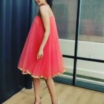 Pranitha Subhash Instagram - Twirling 💖 #latergram in @ashwinireddyofficial .. this has to be my favouritessst outfit . Super super cute 🌸🤗