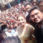 Pranitha Subhash Instagram - Celekt mobile showroom launch yesterday 🤗 #overwhelmed 😊🌸