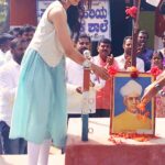 Pranitha Subhash Instagram – Had to make this a post 🌸 some experiences give you a sense of fulfilment .. yesterday was one such . Spending time with the locals at a government school yesterday ..