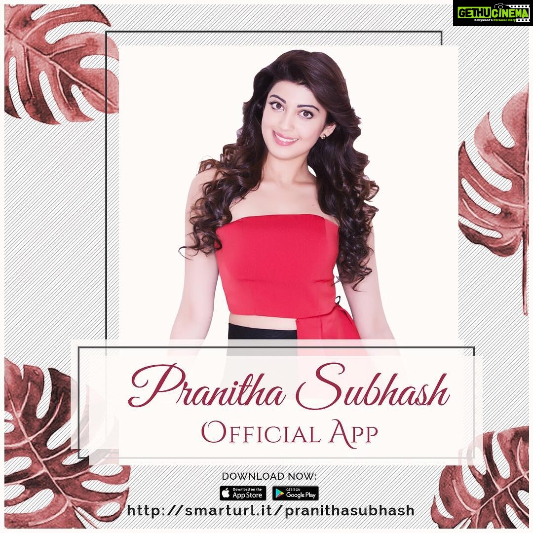 Pranitha Subhash Instagram - Hey guys! I have a big announcement for you guys!! π€I have launched my very own official app called Pranitha Subhash Official App.β€ There is a surprise Sooooon for you guys!! π€ See you there! Click on link in bio to download. #PranithaSubhash #Pranitha #BeSeen #FansLove