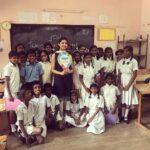 Pranitha Subhash Instagram - Throwback to the day I got a chance to spend some time with these lovely kids from a government school. #Happy Teachers Day