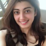 Pranitha Subhash Instagram – Morning! #messyhairdontcare #undoneEyebrows 👻 #wokeuplikethis