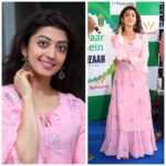 Pranitha Subhash Instagram - Keeping it Simple !! Wearing @kalkifashion for a bigbazaar charity event .. Thankyou @instagladucame for conordinatinf it ❤️