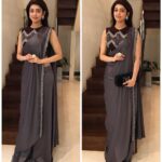 Pranitha Subhash Instagram - IFor a wedding reception in Bangalore in @kalkifashion and earrings by @mirabyradhikajain ❤️