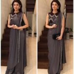 Pranitha Subhash Instagram – IFor a wedding reception in Bangalore in @kalkifashion and earrings by @mirabyradhikajain ❤️