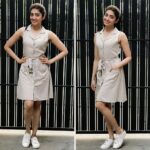 Pranitha Subhash Instagram – Wearing 👗- @coverstoryfsl 👟- @michaelkors 
for an event yday