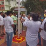 Pranitha Subhash Instagram - Hoisted the National Flag in Bengaluru's Jayanagara & organised a blood donation camp with Rotary Club and Red Cross earlier today. #IndiaAt75  #IndependenceDay
