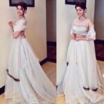 Pranitha Subhash Instagram - Such princess vibes 💖 For jewels of India mysuru launch at radisson Blu wearing this lovely #outfit by @dheeruandnitika #styledby @officialanahita