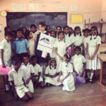 Pranitha Subhash Instagram – Was so lovely being amongst these kids from a Govt skool in Bangalore, Karnataka #TeachForChange