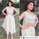 Pranitha Subhash Instagram - #Repost @afashionistasdiaries (@get_repost) ・・・ @pranitha.insta Outfit - @rashi4493 Accessories - @accessoriesbyanandita Styled by - @officialanahita #bollywood #style #fashion #beauty #bollywoodstyle #bollywoodfashion #indianfashion #celebstyle #instastyle #instastyle #celebrityfashion #afashionistasdiaries #pranithasubhash