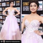 Pranitha Subhash Instagram - #Repost @afashionistasdiaries (@get_repost) ・・・ @pranitha.insta Gown - @kmbykanikamanchanda Earrings - @bellezajewels Styled by - @nkdivya @arpithakrishnappa #bollywood #style #fashion #beauty #bollywoodstyle #bollywoodfashion #indianfashion #celebstyle #instastyle #instastyle #celebrityfashion #afashionistasdiaries #pranithasubhash #siimaawards #siimaawards2017