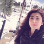 Pranitha Subhash Instagram - Throwback to some snowtubing with mommy ❄️