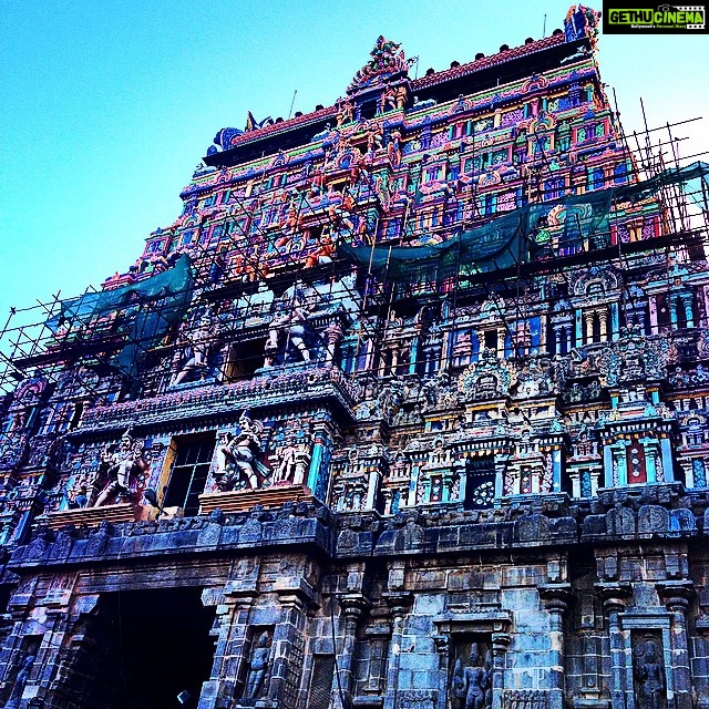 Premgi Amaren Instagram - Blessings to all from Thillai Nataraja Temple, Chidambaram 🙏🙏🙏