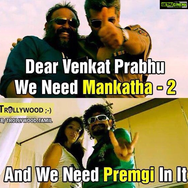 Premgi Amaren Instagram - My dear bro Venkat Prabhu sathiyama indha photo va nan edit pannala 🙏🙏🙏