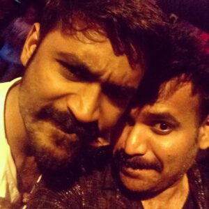 Premgi Amaren Instagram - Selfie with the VIP Dhanush 👍👍👍 #sica #malaysia #kl #selfie #party