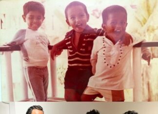 Premgi Amaren Instagram - Recreating our history 1984 - 2020 trying the same pose 😬😬😬 #brothers @itsyuvan @hari.krishnan.bhaskar