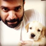 Premgi Amaren Instagram – Selfie with Shukra 🐶