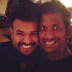 Premgi Amaren Instagram - Selfie with my darling vishal 😁😁😁