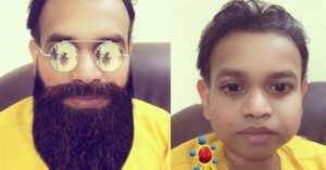 Premgi Amaren Instagram - I just shaved after 2 months 🧔🏻👦🏻
