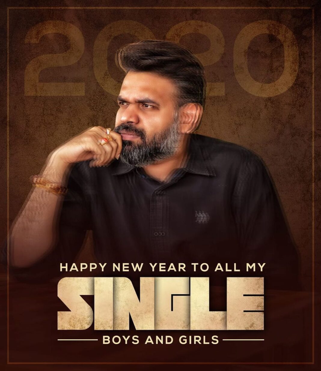 Premgi Amaren Instagram - Happy 2020 Be Happy 🕺
