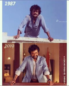 Premgi Amaren Instagram - 32 years challenge 😍😍😍 THALAIVAAAA 😘😘😘