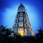 Premgi Amaren Instagram – Blessings to all from kanchipuram kamatchi amman temple 🙏🙏🙏