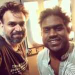 Premgi Amaren Instagram - With my musical guru U1 😎 @itsyuvan