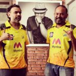 Premgi Amaren Instagram - CSK 🏆 @venkat_prabhu @itsyuvan ❤❤