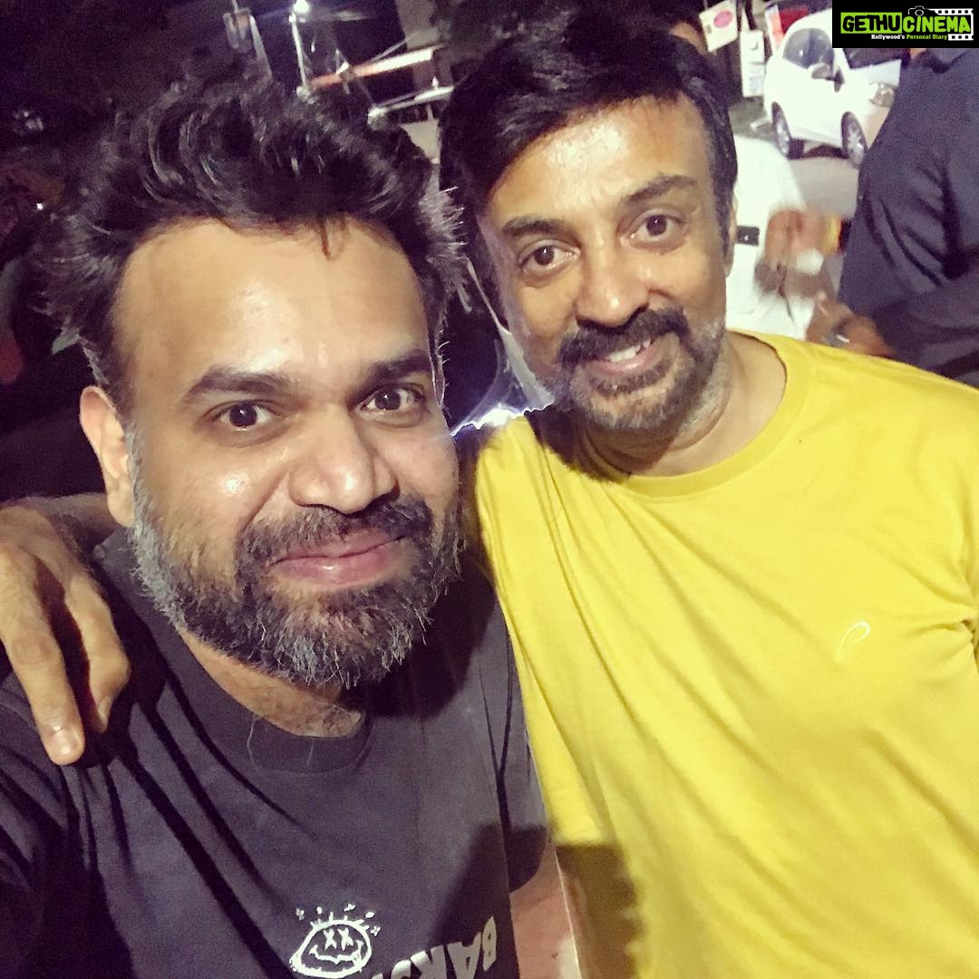 Premgi Amaren Instagram - Selfie with the evergreen Mohan sir 😋