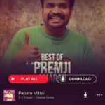 Premgi Amaren Instagram - Thank you Gaana