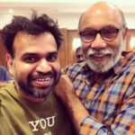 Premgi Amaren Instagram - Happy birthday Sathyaraj sir 🎂 birthday party selfie 🎂