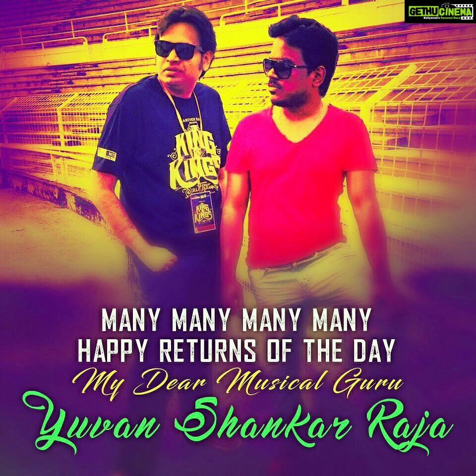 Premgi Amaren Instagram - Happy birthday to my musical guru U1 🎂