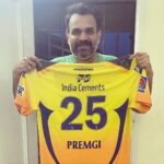 Premgi Amaren Instagram – Thanks a lot guys 🙏 CSK 🏆